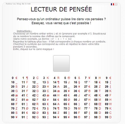 Lecteur de pensée